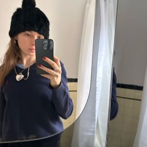 Cutest and softest Danier fur hat